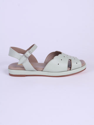 1950'er sommersandal med sky-formet mønster - Mint - Joy