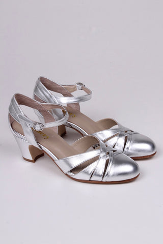 1930s sandal - Silver - Marlene
