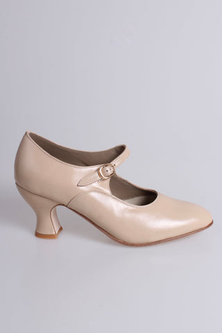 1920's Mary Jane shoes - Cream - Yvonne - memery