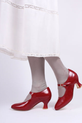 1920's Mary Jane shoes - Red - Yvonne - memery