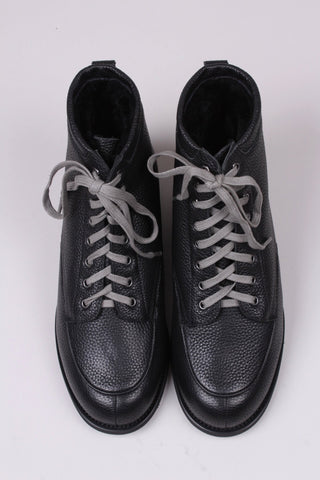 1930s and 1940s winter snow boots with Fur lining - Black - Rita - memery