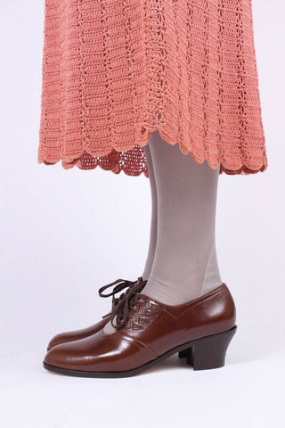 1930s Oxford shoes - brown - Emma - memery