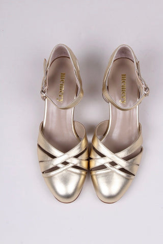 1930s sandal - Gold - Marlene - memery
