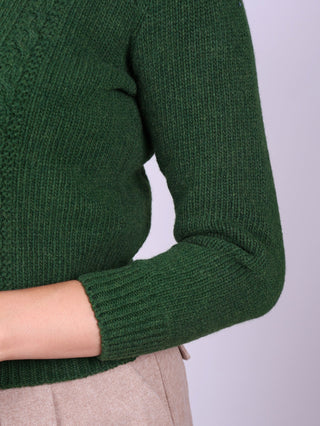 1940s vintage style pullover - Green - Gertrud - memery