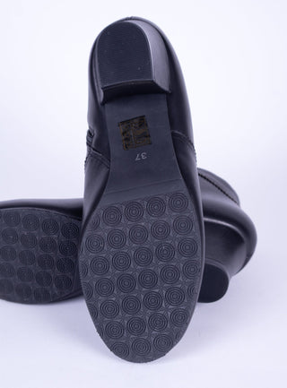 1940s Winter Ankle Boots – Black – Marion - memery