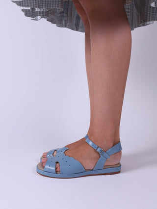 1950'er sommersandal med sky-formet mønster - Pastel blå - Joy