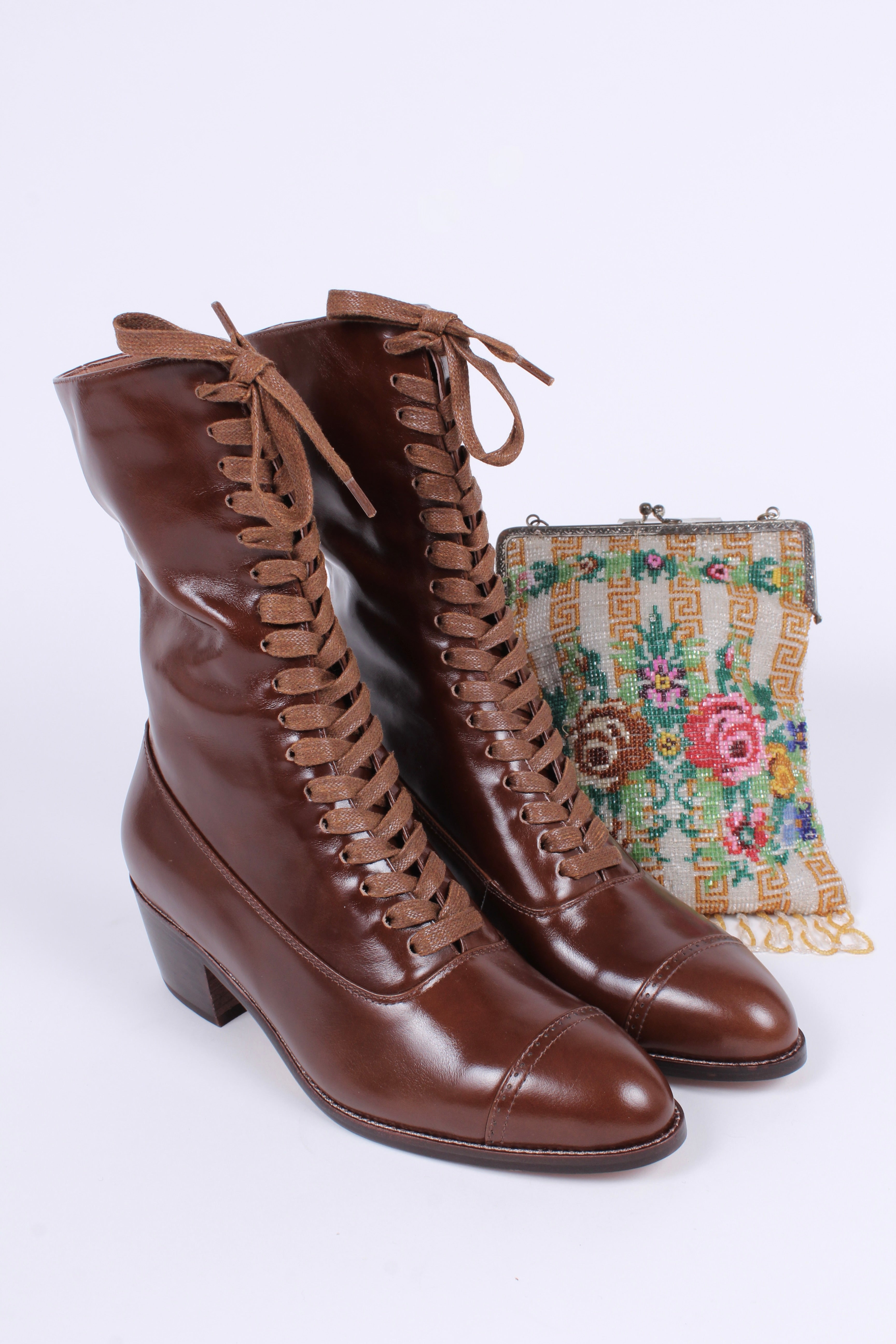 snørestøvler 1910 - brun - Alice – memery