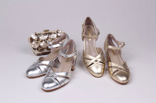 1930s sandal - Silver - Marlene