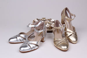 1930'er sandaler / festsko - Guld - Marlene