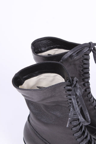 Edwardian everyday walking boot, 1910 - Black - Alice - memery