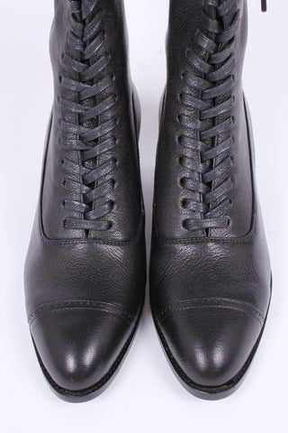Edwardian everyday walking boot, 1910 - Black - Alice - memery
