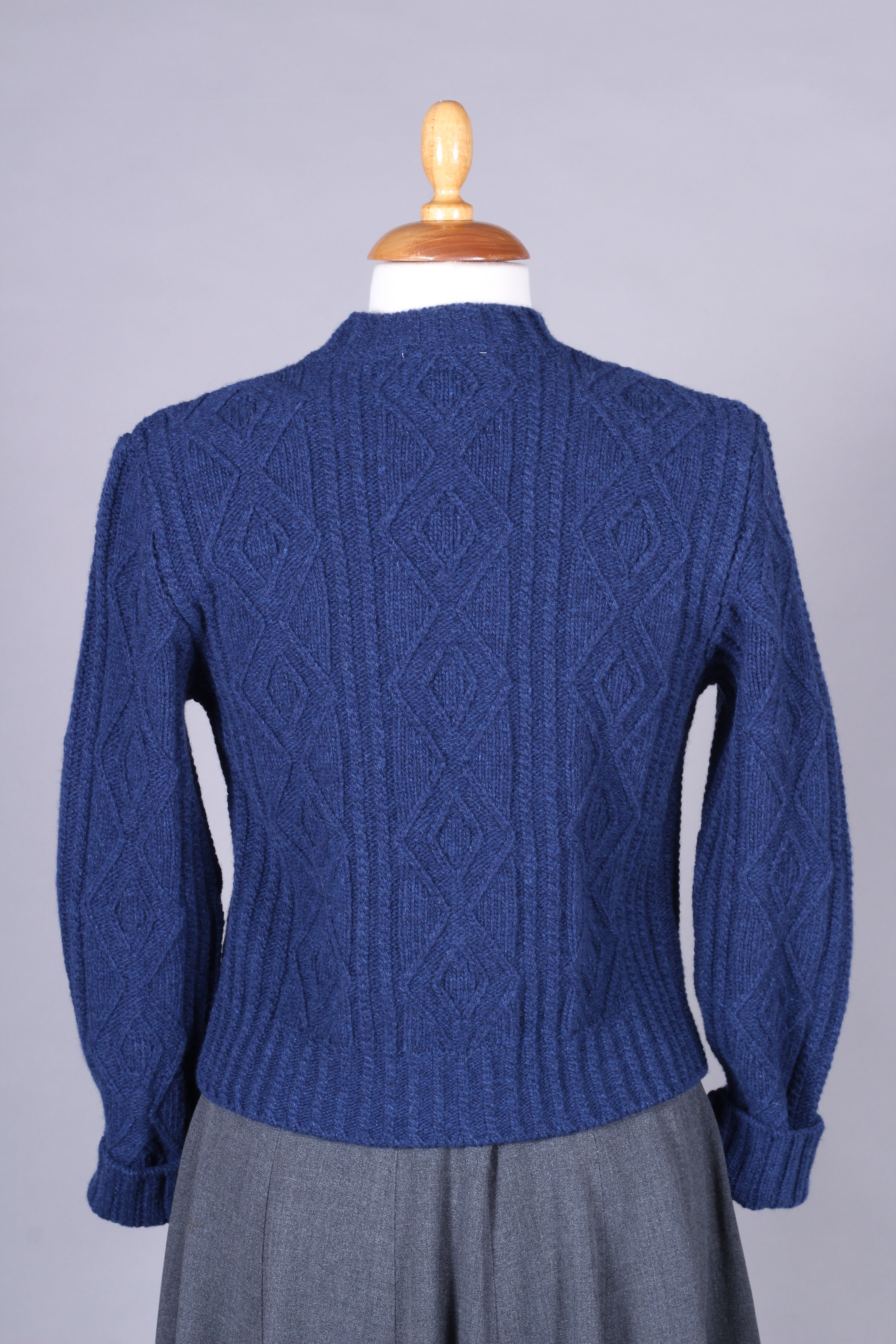 1940’er - tidlig 1960’er  - Klassisk vintage style cardigan - Marineblå - Ingrid