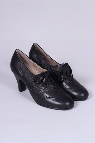 1930'er oxford pumps - Sort - Marie