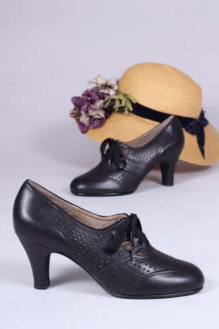 1930'er oxford pumps - Sort - Marie