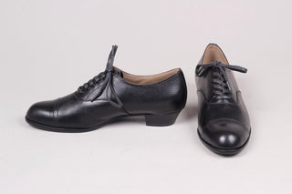 Edwardian style Oxford snøresko, 1900-1920 - Sort - Florence