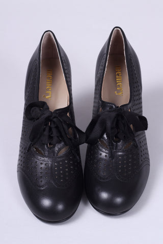 1930'er oxford pumps - Sort - Marie